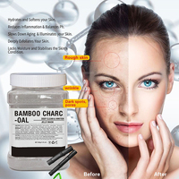 Masque facial SPA personnalisé de marque privée de 650g Poudre de masque facial à la gelée de cristal blanchissante biologique