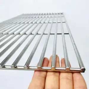 BBQ Accessories Stainless Steel Barbecue Grill Wire Mesh Net Cooking Grate BBQ Grill Grid BBQ Grill Rack For Roasting Meat