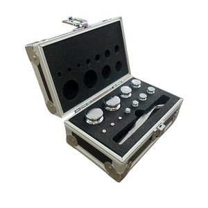 Ensemble de poids d'étalonnage en acier chromé Veidt Weighing OIML M1 1g-2kg pour balance de 3kg 0.01g OIML M1 1g-2kg en acier chromé - Product Image 2