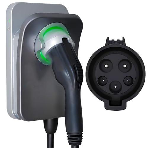 DIBOEV New Level 2 EV Charger J1772 Fast Smart Battery Power Charging IP66 Waterproof 22kW-43kW Hardwired Electric Car