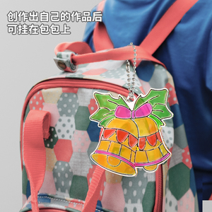 彩色DIY圣诞系列圣诞老人教育绘画玩具套装儿童水彩笔-KSF品牌纸质材料 - Product Image 5