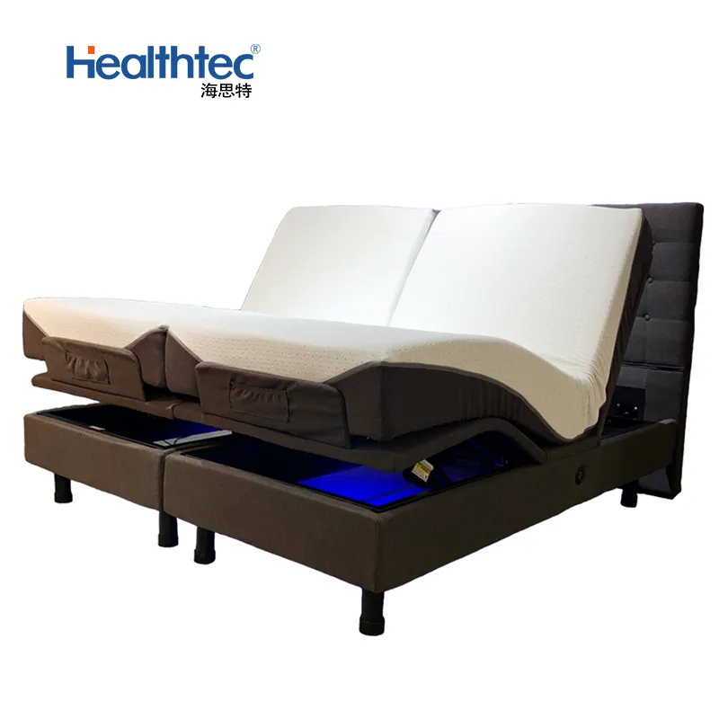 Healthtec 10 Jaar Garantie Zero Gravity Smart Bed Split Kingsize Elektrische Verstelbare Bed Frame Base