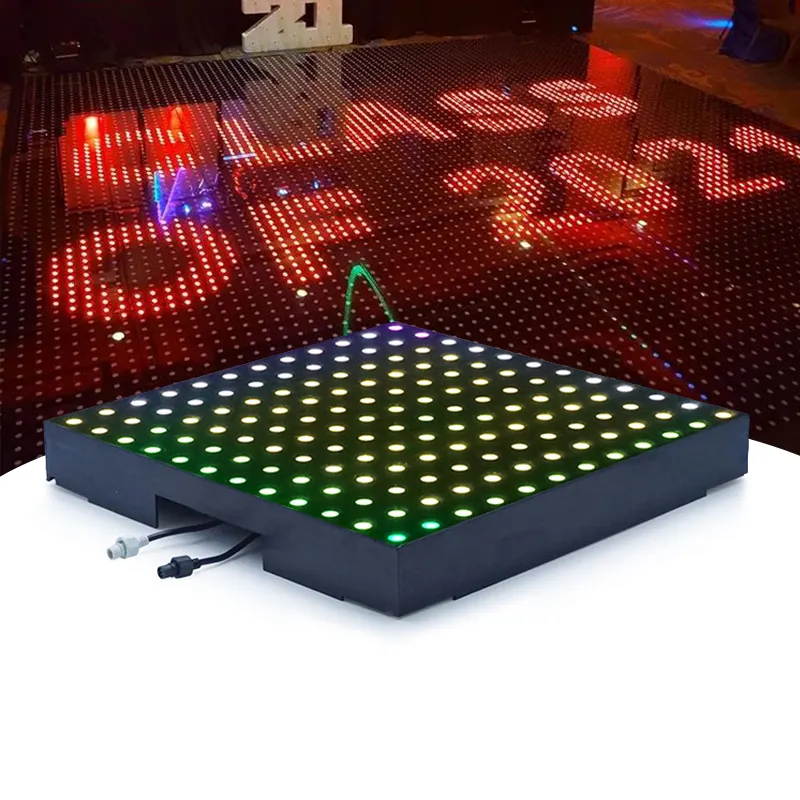 factory price led video dance floor pressure sensitive touch interactive led dance floor