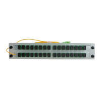 Boîtier de raccordement SC/APC 1x32 ports, Splitter PLC à fibre optique 1:32 avec pigtail de 1,5 m 0,9 mm