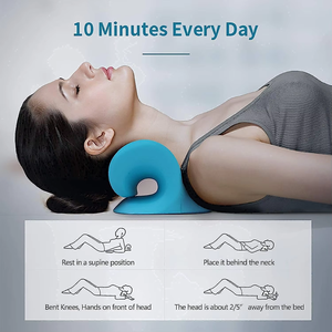 Alat traksi <span class=keywords><strong>Chiropractic</strong></span> pemijat serviks, alat pemijat leher dengan bahu leher, pemijat bantal untuk menghilangkan rasa sakit - Product Image 6