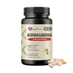 Tabletas de <span class=keywords><strong>Ashwagandha</strong></span> Orgánica Natural a Base de Hierbas, <span class=keywords><strong>Suplemento</strong></span> Adaptógeno Tradicional con <span class=keywords><strong>Beneficios</strong></span> Antioxidantes para el Equilibrio del Estado de Ánimo - Product Image 1