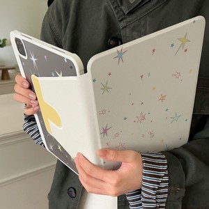 Funda para <span class=keywords><strong>iPad</strong></span> con diseño de estrella de estilo coreano, con ranura para lápiz, soporte giratorio anticaídas para <span class=keywords><strong>iPad</strong></span> Pro/Air/Mini - Product Image 4