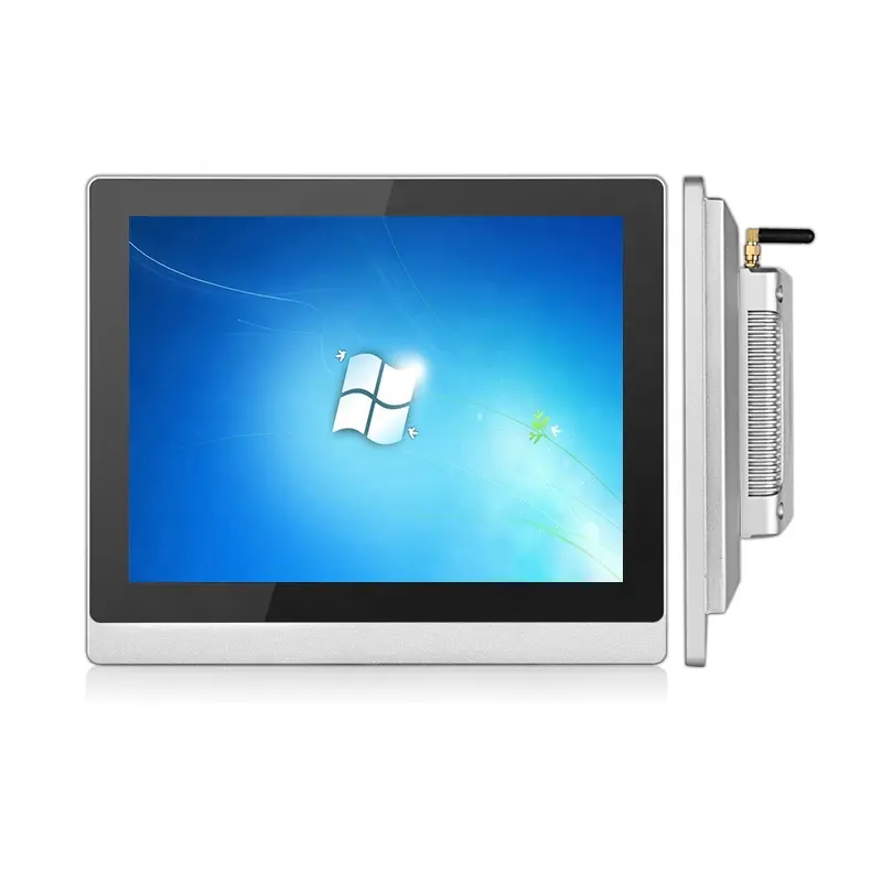 1024x768 intel J1900 WIFI 12 inch capacitive touch screen all in one pc industrial computer