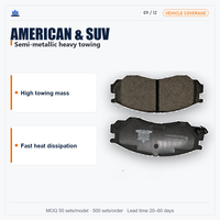 Kampas Rem Cakram Mobil Aftermarket Keramik & Semi-Metal Tahan Panas OEM OE 45022-SHJ-A00 untuk Honda Cr-V 2012-2021