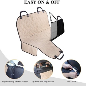 Fabricante chino de fundas protectoras para <span class=keywords><strong>asientos</strong></span> de mascotas de alta calidad, impermeables, de tela Oxford 900D, resistentes, para el asiento trasero del <span class=keywords><strong>coche</strong></span>. - Product Image 4
