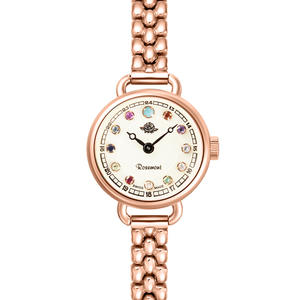 Montre pour femme Vintage Birthstone Montre en acier inoxydable simple et élégante - Product Image 3