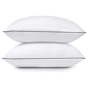 Tamaño Queen 48*74cm almohadas para dormir con alternativa de plumón para personas que duermen de espalda y de lado almohadas de cama esponjosas para <span class=keywords><strong>Hotel</strong></span> - Product Image 1