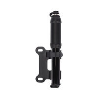 Pompe à vélo portable mini haute pression, pompe à air manuelle pour ballons, vélos de montagne VTT, vélos de route, valve Schrader, mini pompe en alliage d'aluminium