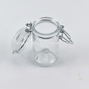 Bocal en verre hermétique écologique de qualité alimentaire de 70ml avec couvercles à charnière pour dessert <span class=keywords><strong>au</strong></span> pouding - Product Image 3