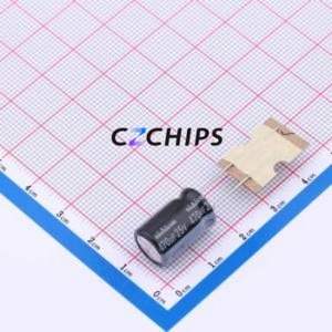 Condensador Electrolítico de Aluminio UHD1E471MPD6TD de Montaje Pasante (THT) 470uF 20% 25V 95mA-100kHz - Product Image 1