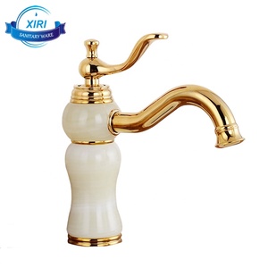 Robinet <span class=keywords><strong>mitigeur</strong></span> de <span class=keywords><strong>lavabo</strong></span> en laiton doré, prix d'usine, bon marché en laiton doré Jade robinet de <span class=keywords><strong>lavabo</strong></span> en marbre D8916 - Product Image 6