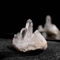 Racimo de espécimen de piedras naturales, cristal de cuarzo transparente, al por mayor