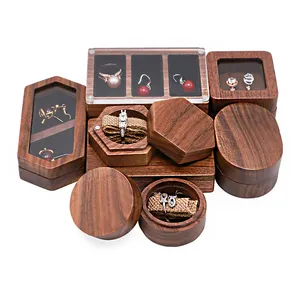 法德利制造定制珠宝礼品盒收纳盒指环盒木制首饰盒包装批发
