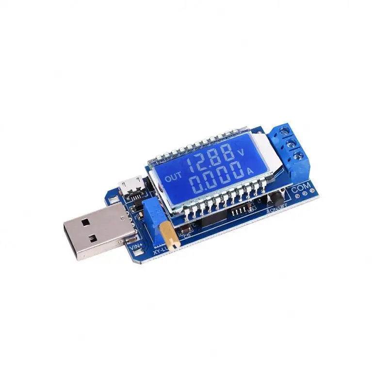 XY-LUP USB 5V Boost ve step-down güç modülü için 3.7V6V9v24V voltmetre ampermetre