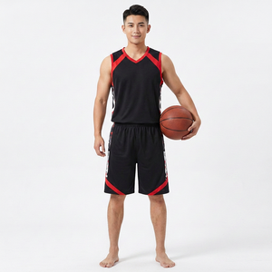 Uniformes de basket-ball professionnels unisexes sur mesure, 100% polyester, impression par transfert thermique, logo personnalisé, confortables et respirants - Product Image 3