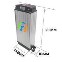 Batterie au lithium rechargeable 48v 30ah pour porte-bagages arrière