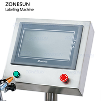 ZONESUN ZS-TB833S Double taille carton pliant Anti inviolable autocollant adhésif emballage automatique étanchéité coin étiqueteuse
