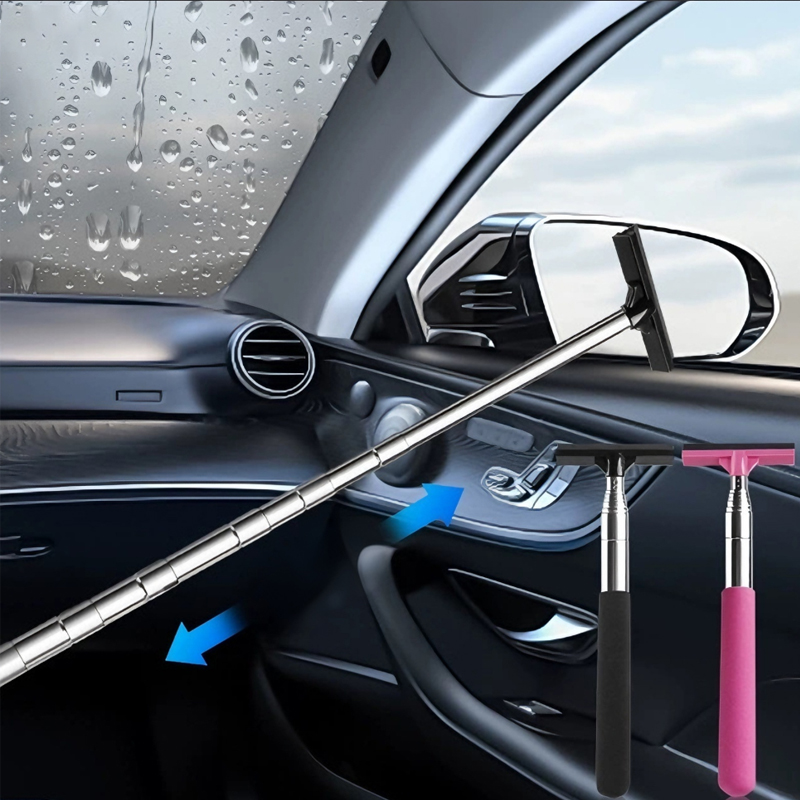 Car Telescopic Windscreen Wiper For Rearview Mirror, Retractable Snow - View #8
