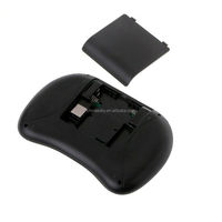 Keyboard nirkabel lampu latar 2.4GHz I8, Keyboard nirkabel Mini bantalan sentuh I8, Keyboard dengan lampu latar untuk Tv Android