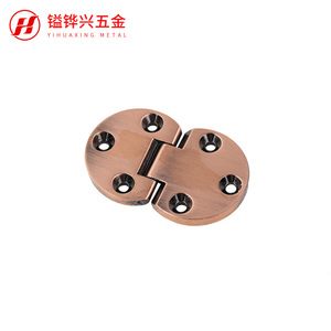Bisagra Metálica Abatible Yihuaxing 47x30x4.0mm, Níquel Rojo Cepillado, Montaje en Superficie, Bisagra para Muebles, Diseño Tradicional y Duradero - Product Image 3