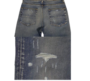LILUO 2024 <span class=keywords><strong>Jeans</strong></span> da <span class=keywords><strong>Uomo</strong></span> Strappati Blu in Denim Slim <span class=keywords><strong>Fit</strong></span> con Cerniera, in Cotone Intrecciato alla Moda - Product Image 5