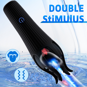 Eyaculación retardada Pene Agrandar Mantener parejas más largas Juguetes sexuales Dispositivo de masturbación masculina Glande Herramienta de entrenamiento Vibrador para hombres - Product Image 5