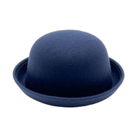 Sombrero de Bombín para Padres e Hijos, 100% Algodón, Rayado, Lindo, Accesorio de Disfraz, 48-50cm de Circunferencia de Cabeza, Primavera/Otoño, Bordado a Máquina