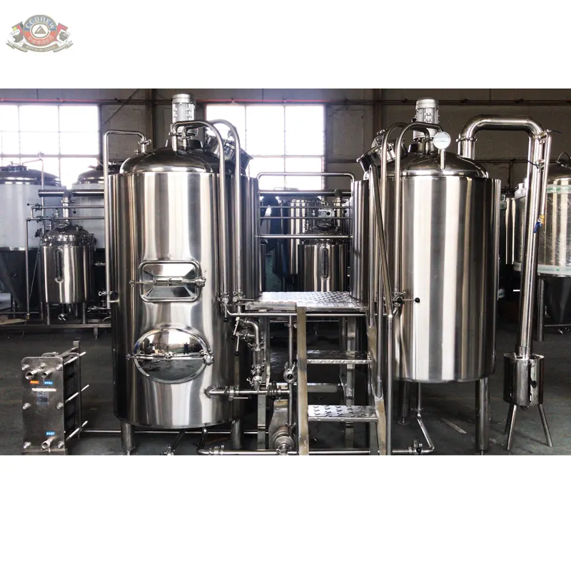 Equipamento de cerveja para artesanato, 200l, controle totalmente automático, mini brewpub