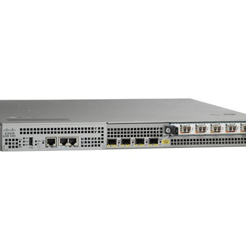 Used ASR1001-4X1GE ASR1001 System, 4 built-in GE,4X1GE IDC, Dual Power Supply
