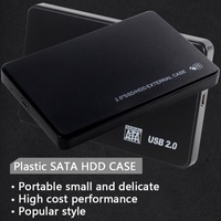 Custodia Esterna VONN USB 2.0 per Hard Disk HDD/SSD SATA da 2.5 Pollici in Plastica per PC Portatile