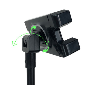 Support de sol universel de qualité supérieure, réglable en hauteur, avec tube d'extension en métal, base carrée antidérapante, <span class=keywords><strong>pour</strong></span> téléphone portable et <span class=keywords><strong>tablette</strong></span> - Product Image 5