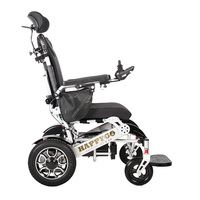 Fauteuil roulant Terrain léger motorisé pliable bon marché fauteuil roulant électrique en aluminium pour adultes vente en gros