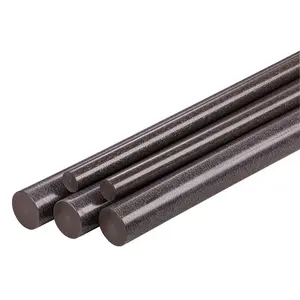 Factory Customized Black/White Custom Color Anti Static Plastic Solid POM Round Board Stick Bar