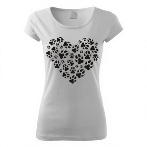 Eco Women's <b>T</b>-<b>Shirt</b> 160 GSM Screen Printed Cotton Anti-Pilling Logo Embroidery Casual Factory - Product Image 4