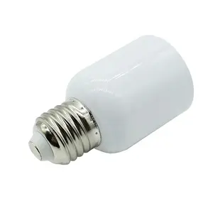 Adaptador de lâmpada e27 para e40, suporte de lâmpada conversor soquete luz parafuso plástico lampholder