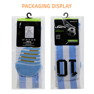 Chaussettes de football respirantes antidérapantes avec semelle amortie pour hommes, femmes, jeunes, entraînement d'équipe, vente en gros - Product Image 5