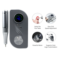 Machine à polir les ongles professionnelle pour salon de manucure à domicile, moteur sans balais USB, plastique, 40 000 tr/min, rechargeable