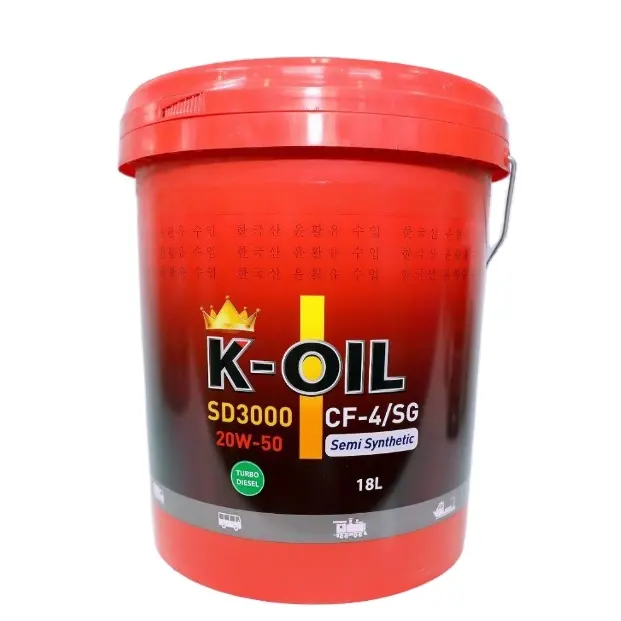 SD3000 20W50 CF-4 K-OIL "Semi-Synthetic lubricants " high quality and cheap price Application long-distance trucks Viet Nam