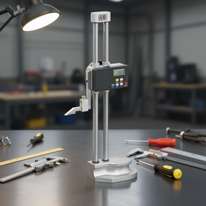 Jauge de hauteur numérique Fervi 0-150 mm, outil de mesure de précision - Product Image 3