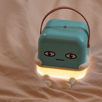 Support de téléphone Kawaii Anime, lampe de table de camping, veilleuse USB pour chambre d'enfant, lampe de bureau dessin animé, lumière décorative