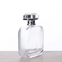 Flacon pulvérisateur en verre pour Parfum, Spray vide, forme carrée, 100ml, atomiseur de luxe, 1 pièce