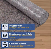 Couverture de protection de sol en feutre plastique moderne stratifié auto-adhésif pour peintre, imperméable