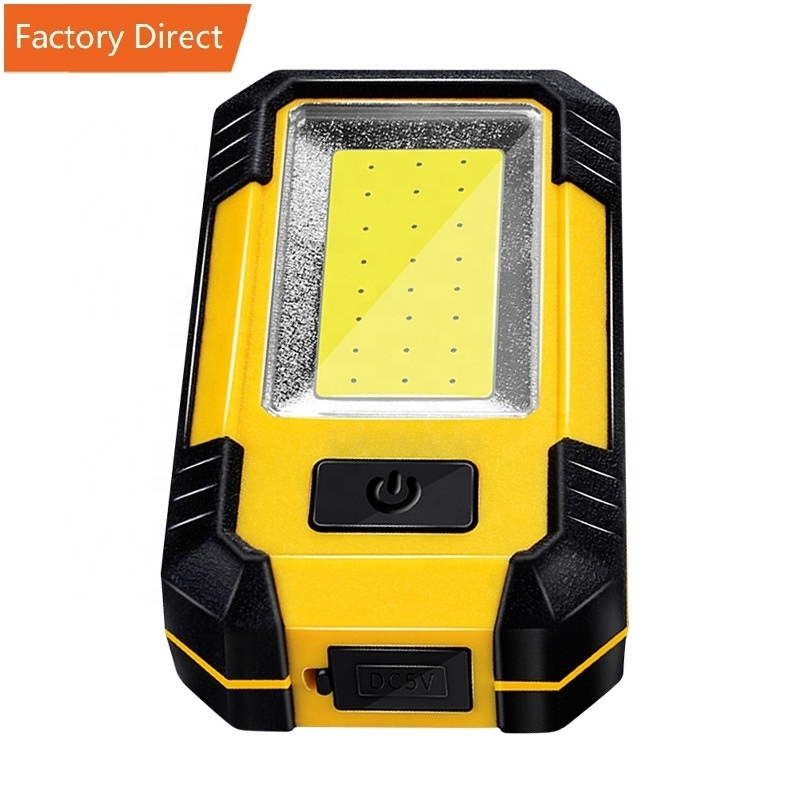 Waterproof 1200 Lumen Mechanic COB Worklight Portable Magnetic Rechargeable LED Work Light with Magnet Y36