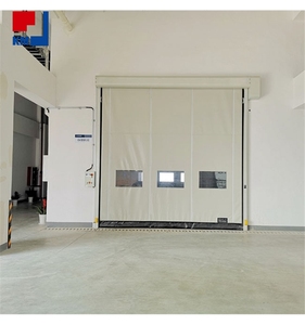 <span class=keywords><strong>Porte</strong></span> à fermeture éclair haute sécurité, haute vitesse, imperméable, en nylon durable, avec ouverture latérale électrique pour entrepôt - Product Image 6
