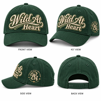 Casquettes de baseball décontractées et sportives en sergé de coton à six panneaux, personnalisables avec logo brodé, pour commande en gros